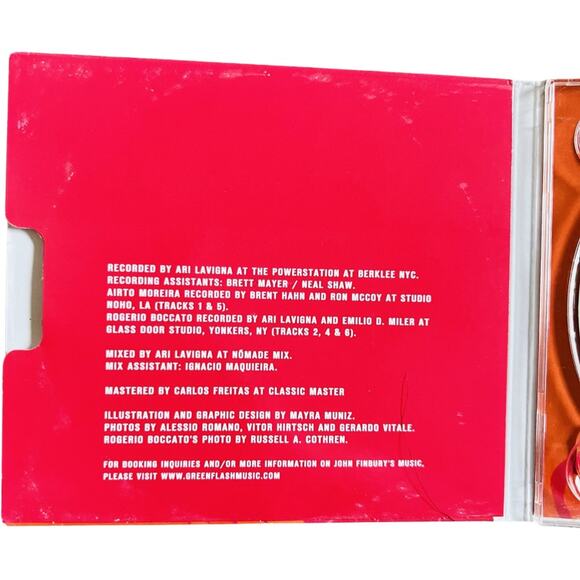 John Finbury Thalma de Freitas Sorte CD NM 2019 Latin Jazz Green Flash Music - Picture 2 of 5